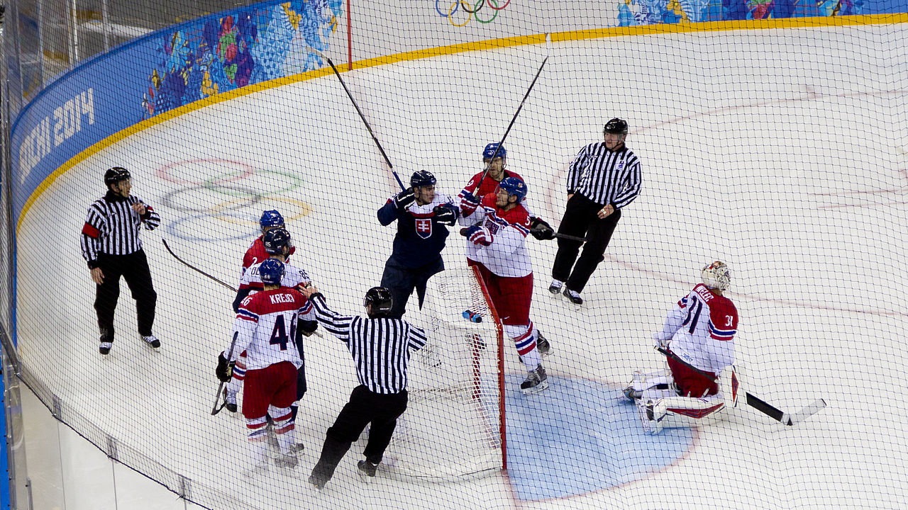 Ice hockey at the 2014 Winter Olympics – Men's tournament Czech Republic vs Slovakia